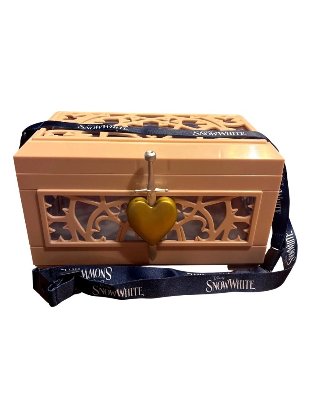 Disney Parks Snow White Regal Cinema Heart Box Popcorn Bucket With Strap 2025 Ed